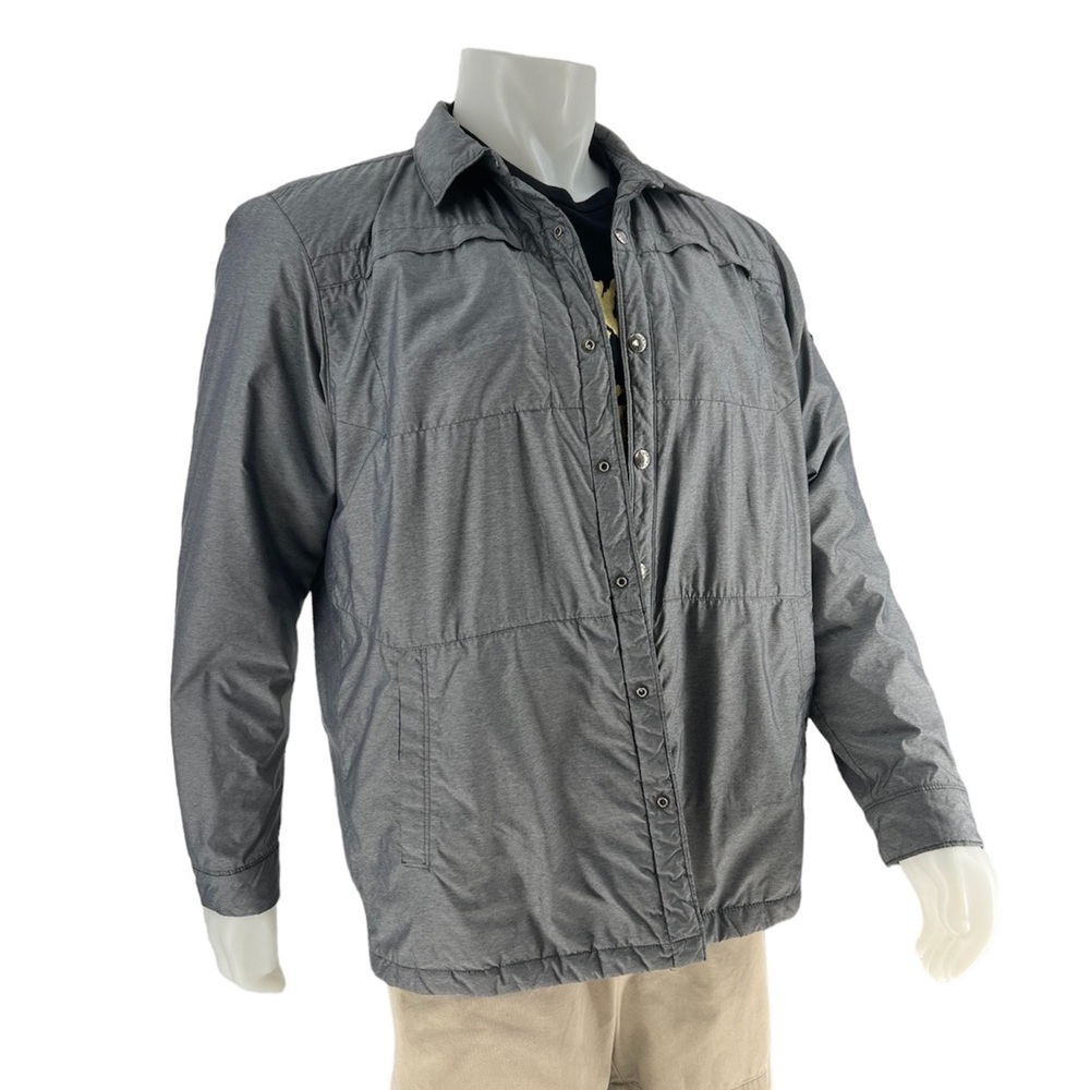 Mens Grey The North face lightly quilted Jacket